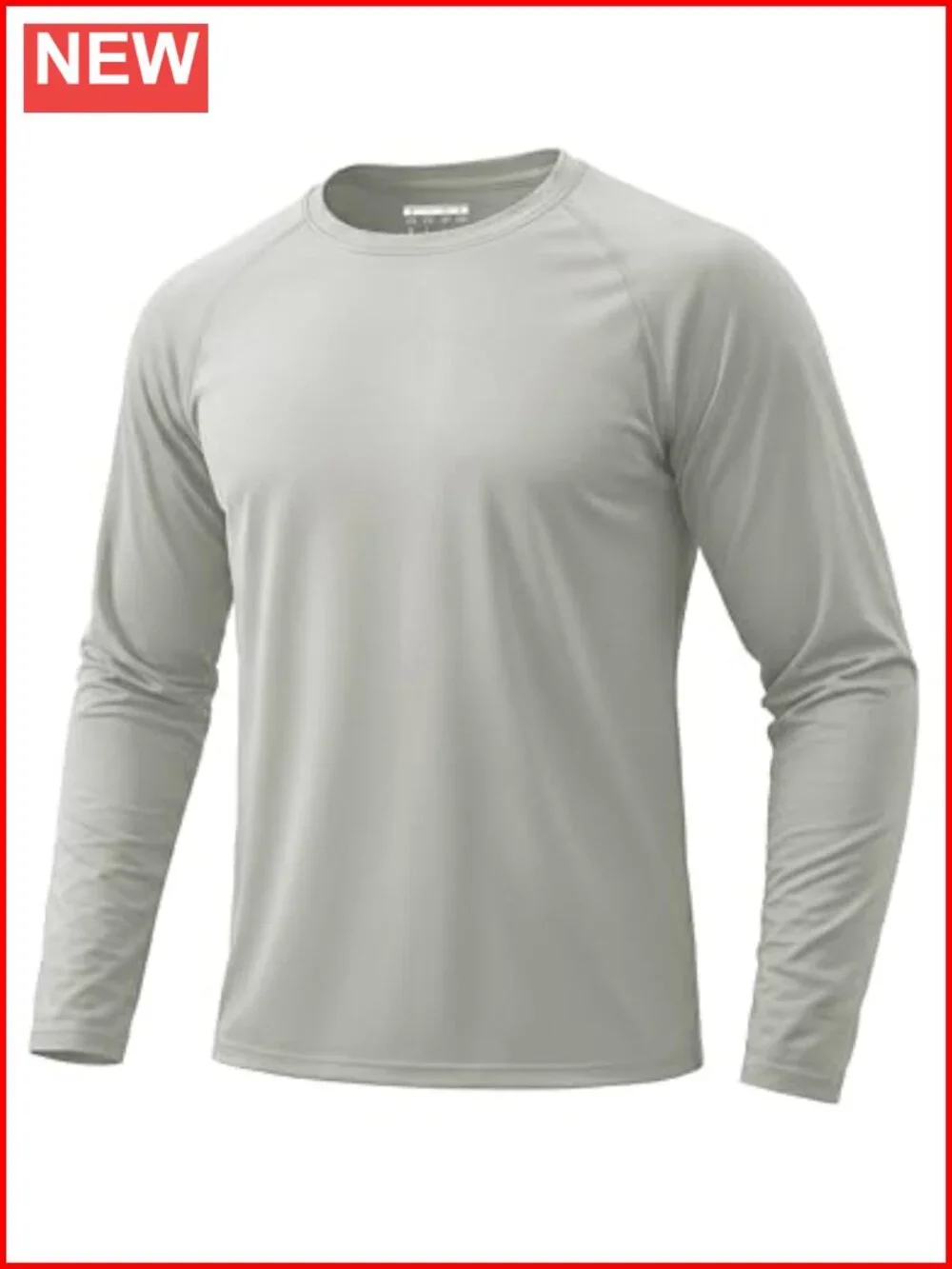 Men's UPF 50+ Long Sleeve Rash Guard Shirt Quick Dry UV SPF Athletic Fishing